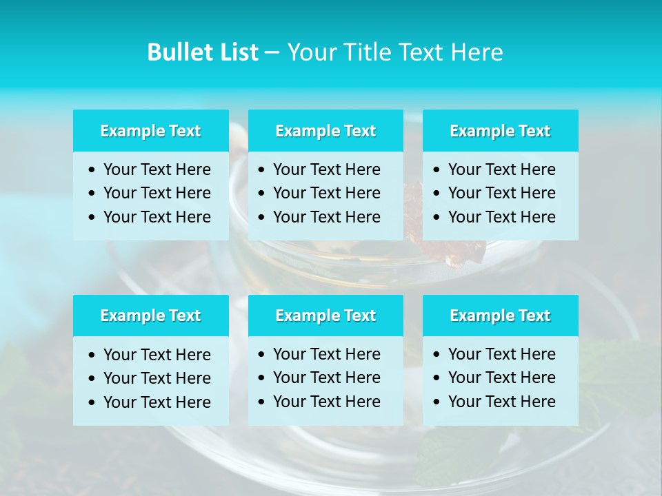 Brightly Glass Lit PowerPoint Template