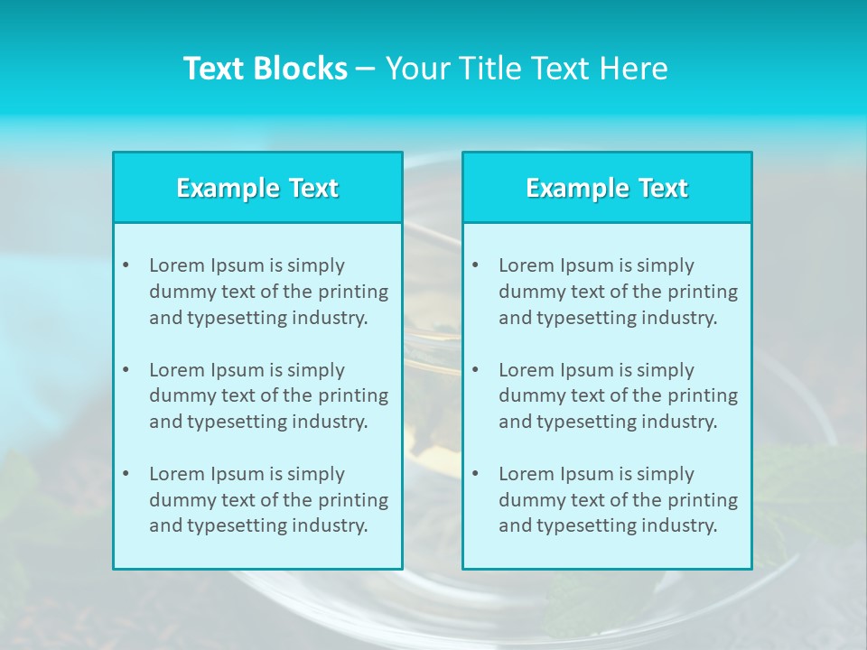 Brightly Glass Lit PowerPoint Template