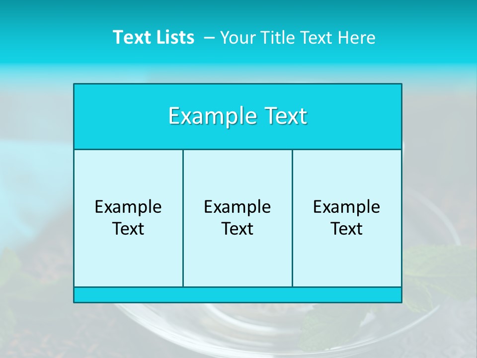 Brightly Glass Lit PowerPoint Template