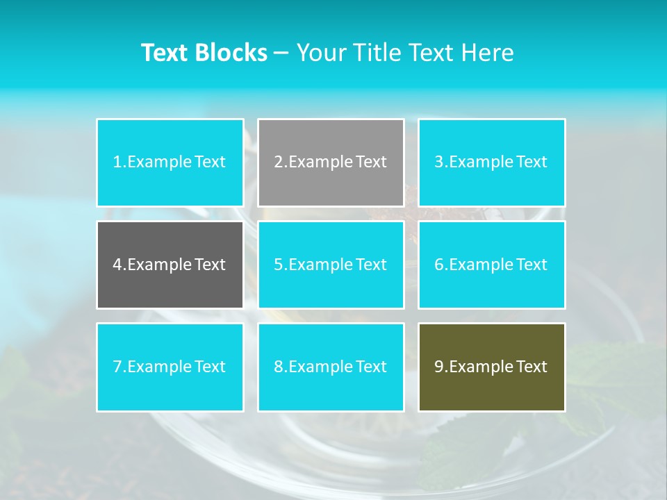 Brightly Glass Lit PowerPoint Template