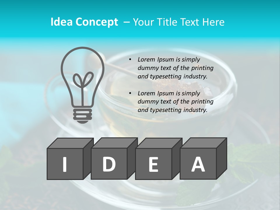 Brightly Glass Lit PowerPoint Template