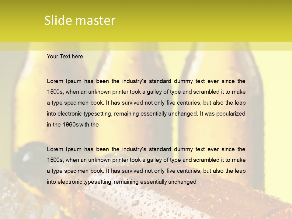 Background Condensation Thirst PowerPoint Template