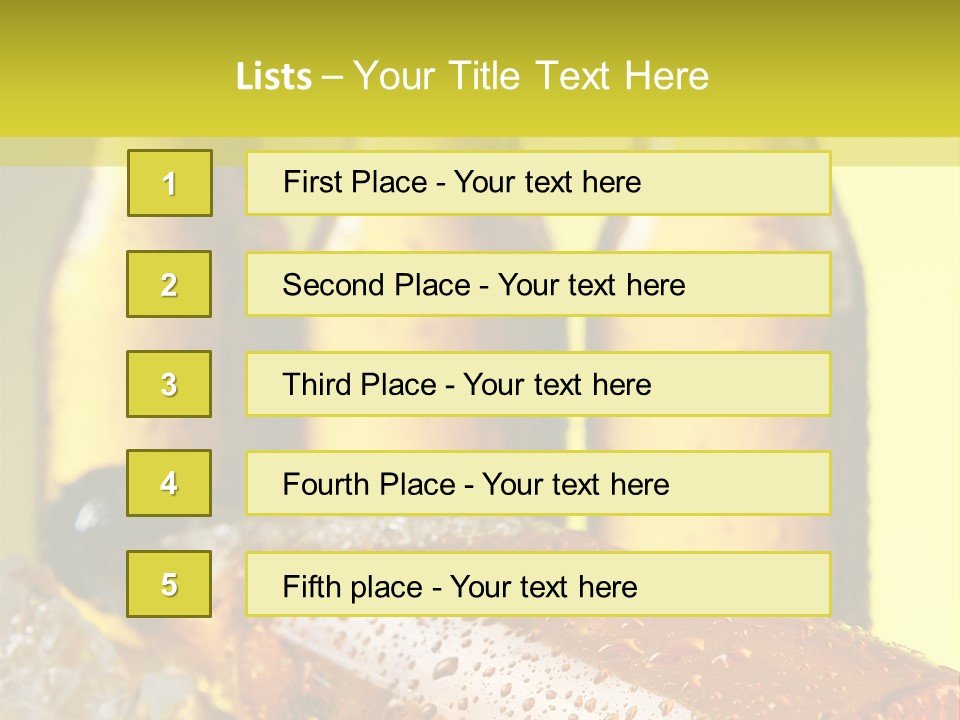 Background Condensation Thirst PowerPoint Template