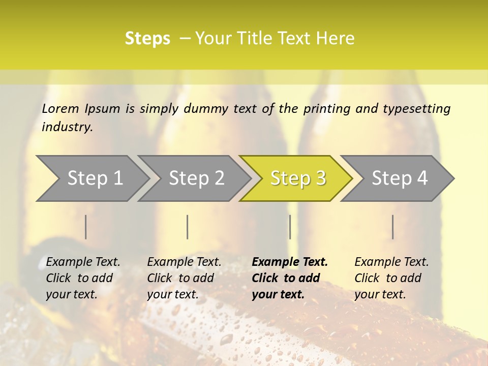 Background Condensation Thirst PowerPoint Template