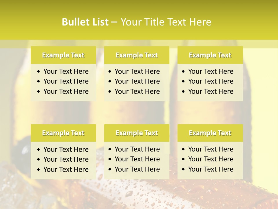 Background Condensation Thirst PowerPoint Template