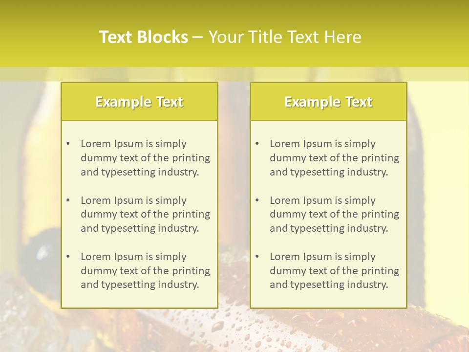 Background Condensation Thirst PowerPoint Template