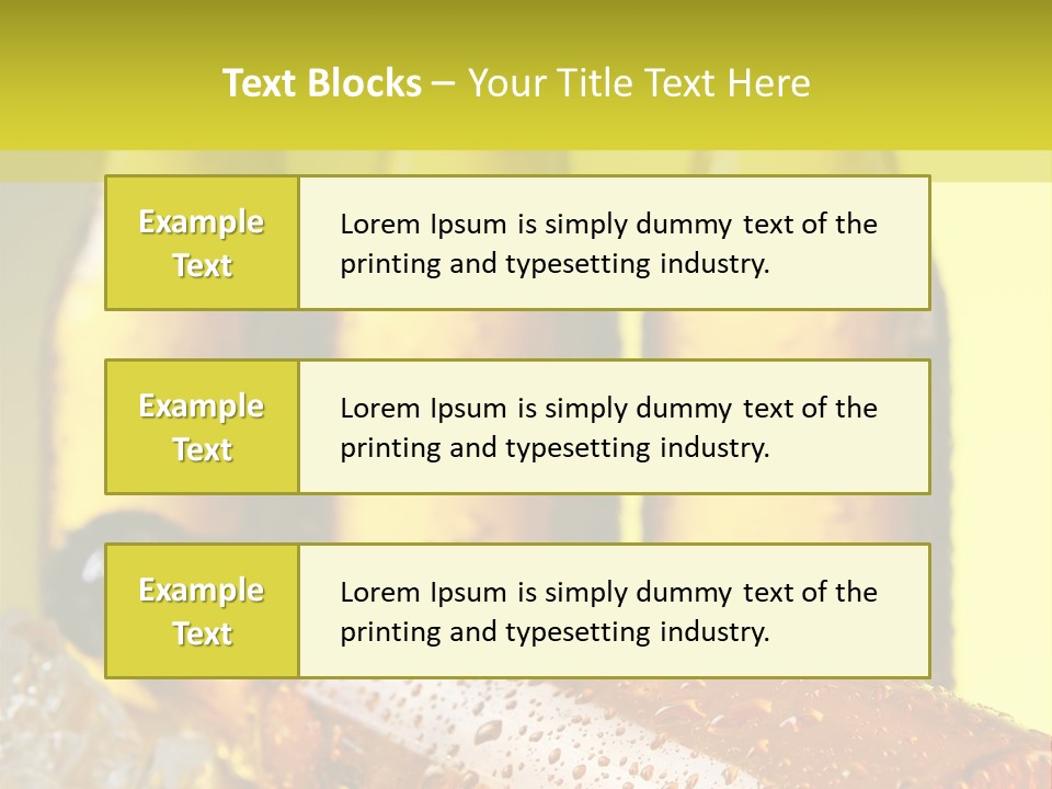 Background Condensation Thirst PowerPoint Template