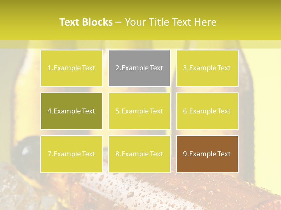 Background Condensation Thirst PowerPoint Template