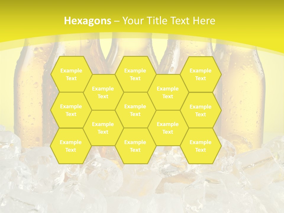 Glass Bottle Splash PowerPoint Template