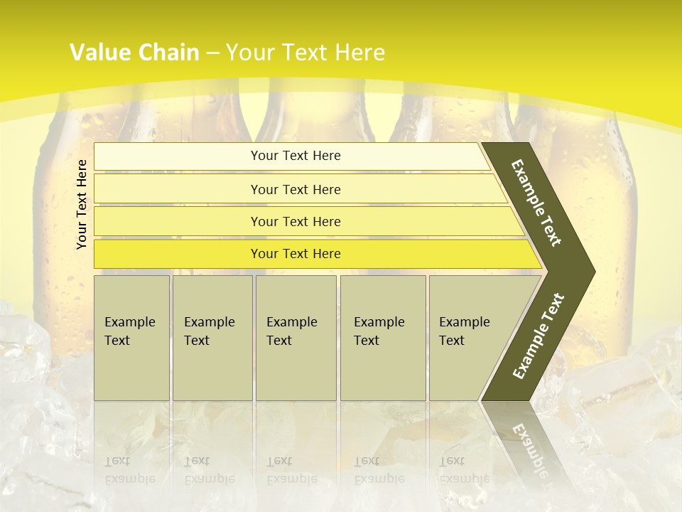 Glass Bottle Splash PowerPoint Template