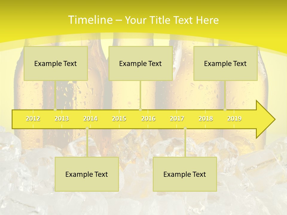 Glass Bottle Splash PowerPoint Template