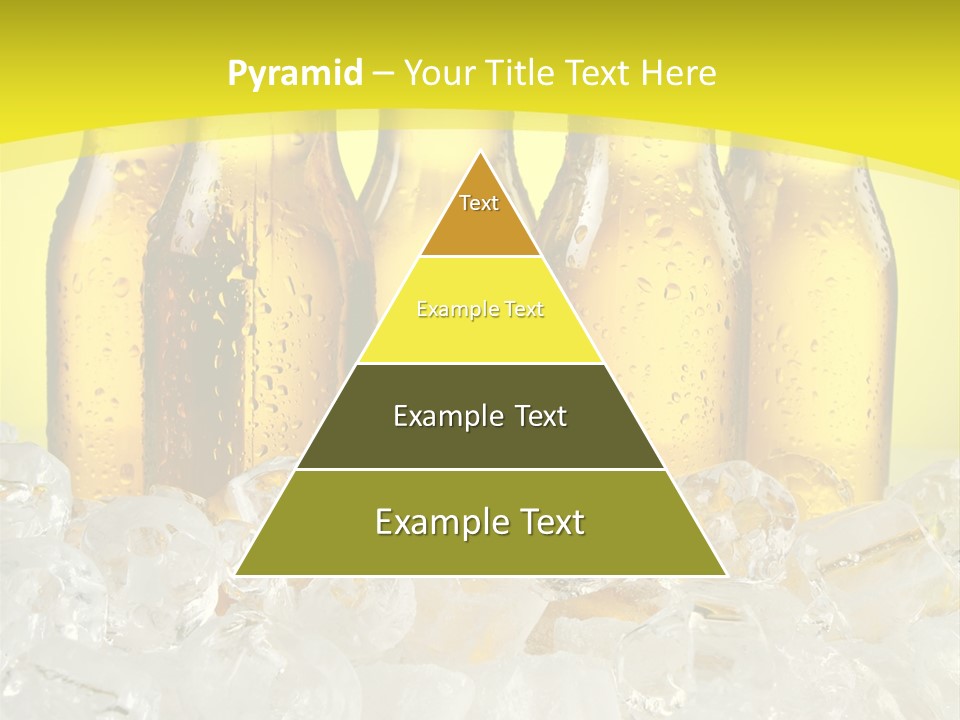 Glass Bottle Splash PowerPoint Template