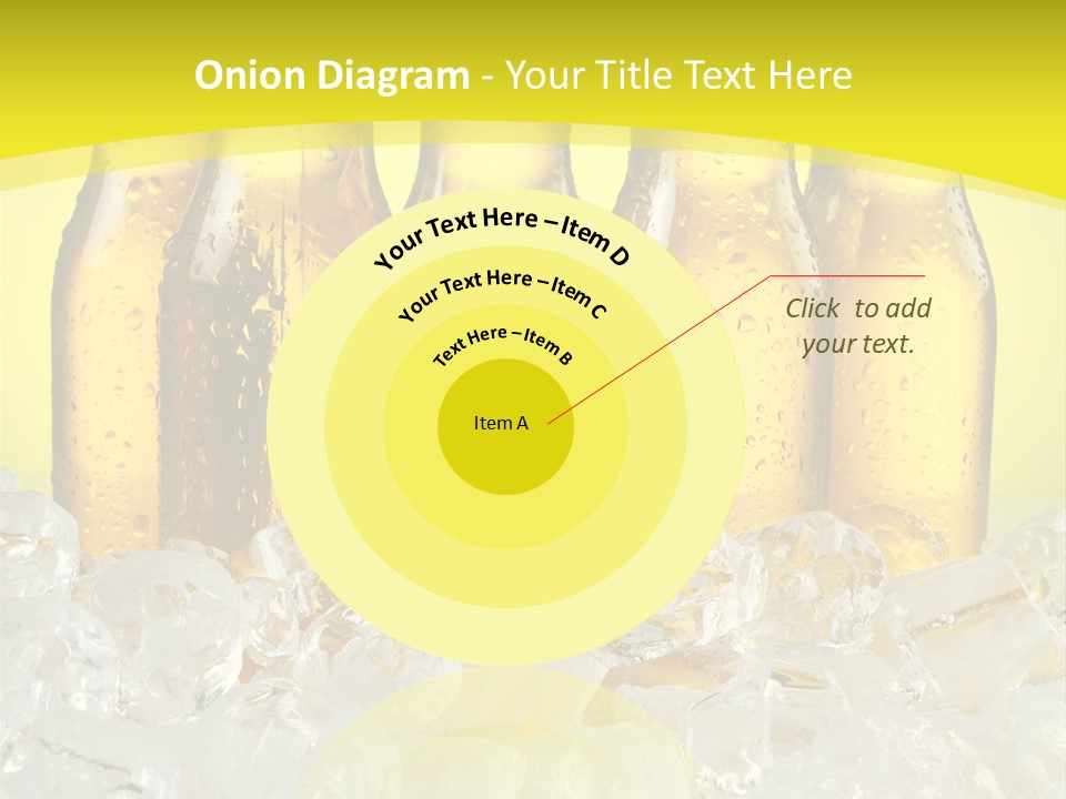 Glass Bottle Splash PowerPoint Template