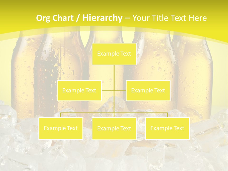 Glass Bottle Splash PowerPoint Template