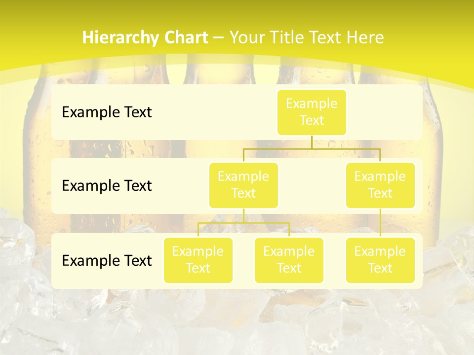 Glass Bottle Splash PowerPoint Template