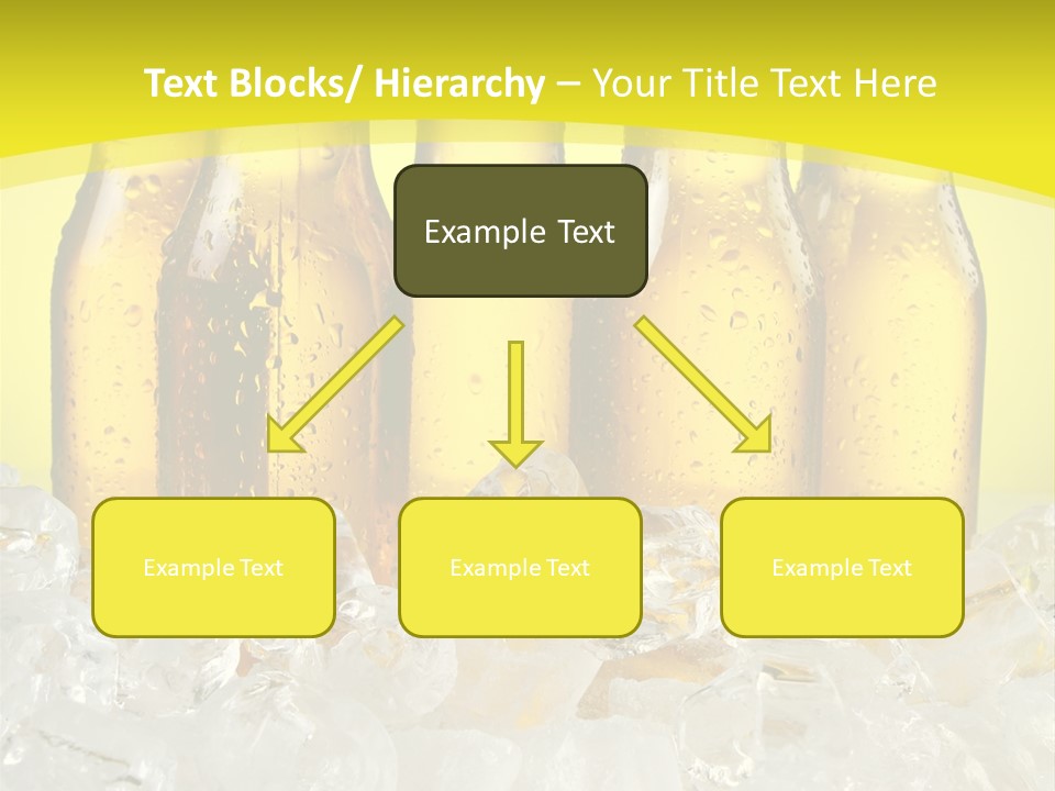 Glass Bottle Splash PowerPoint Template