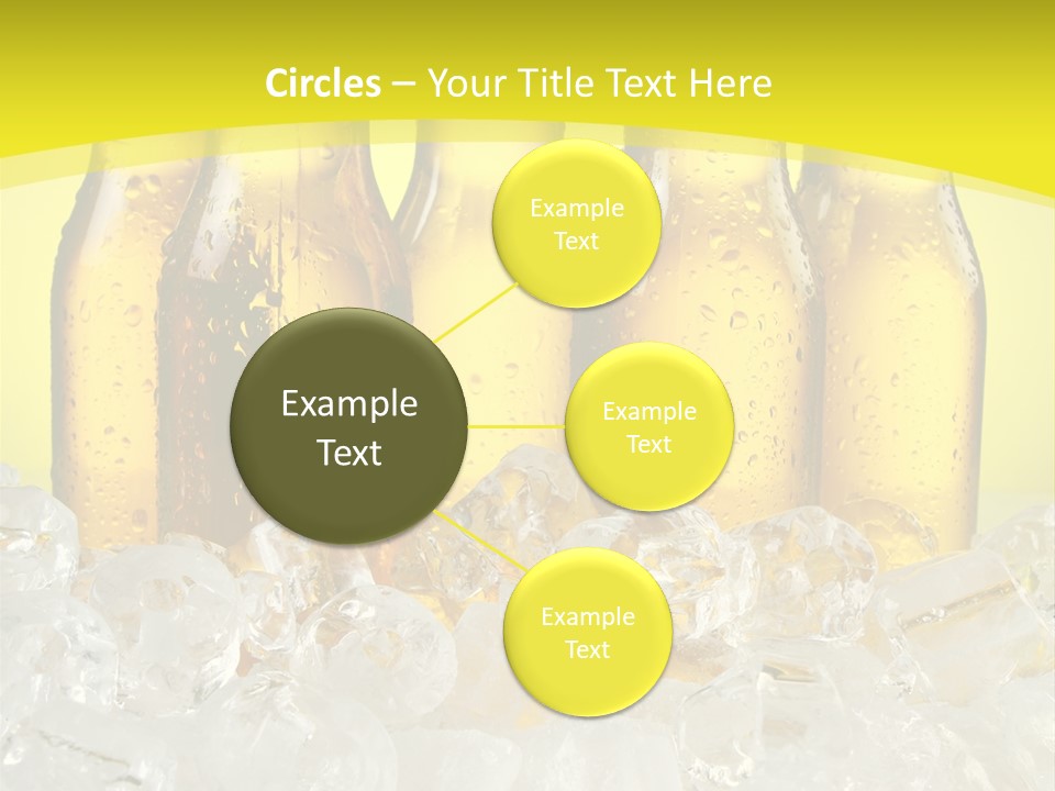 Glass Bottle Splash PowerPoint Template