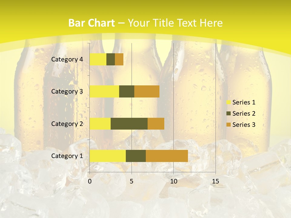 Glass Bottle Splash PowerPoint Template