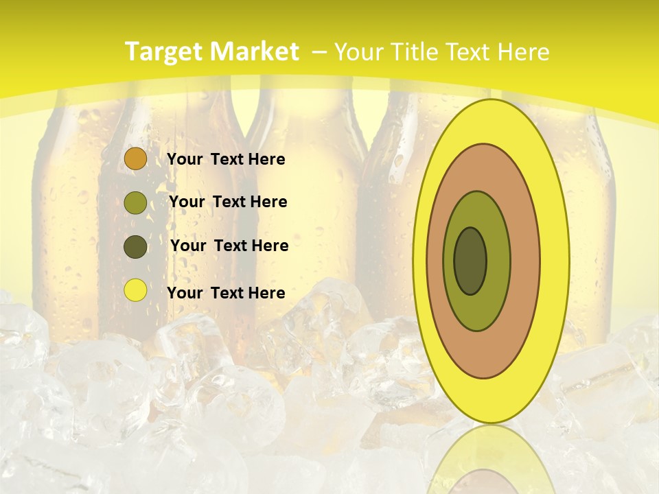 Glass Bottle Splash PowerPoint Template