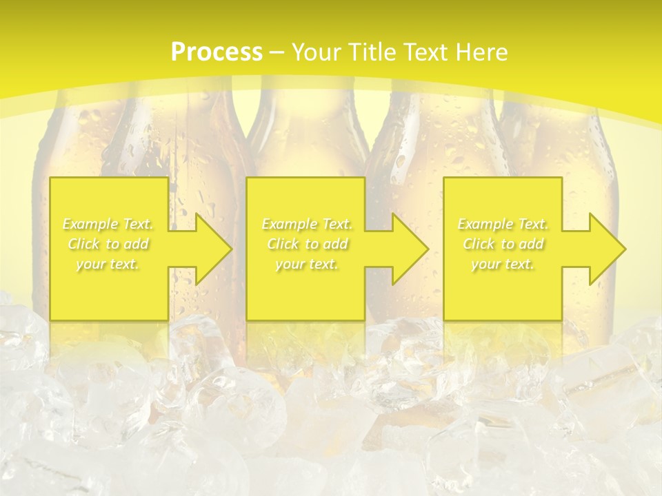 Glass Bottle Splash PowerPoint Template