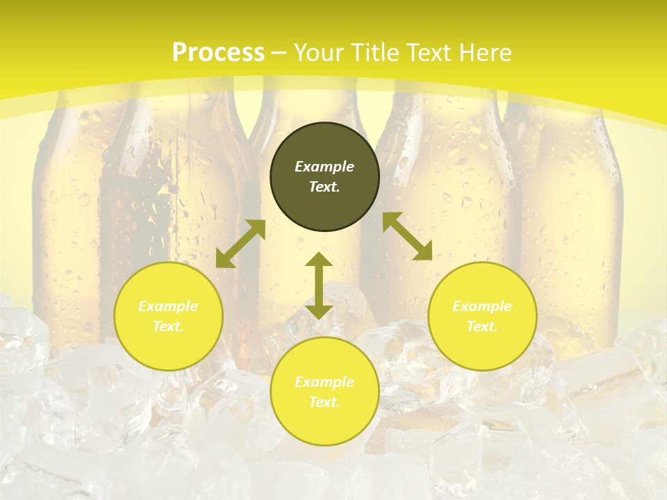 Glass Bottle Splash PowerPoint Template