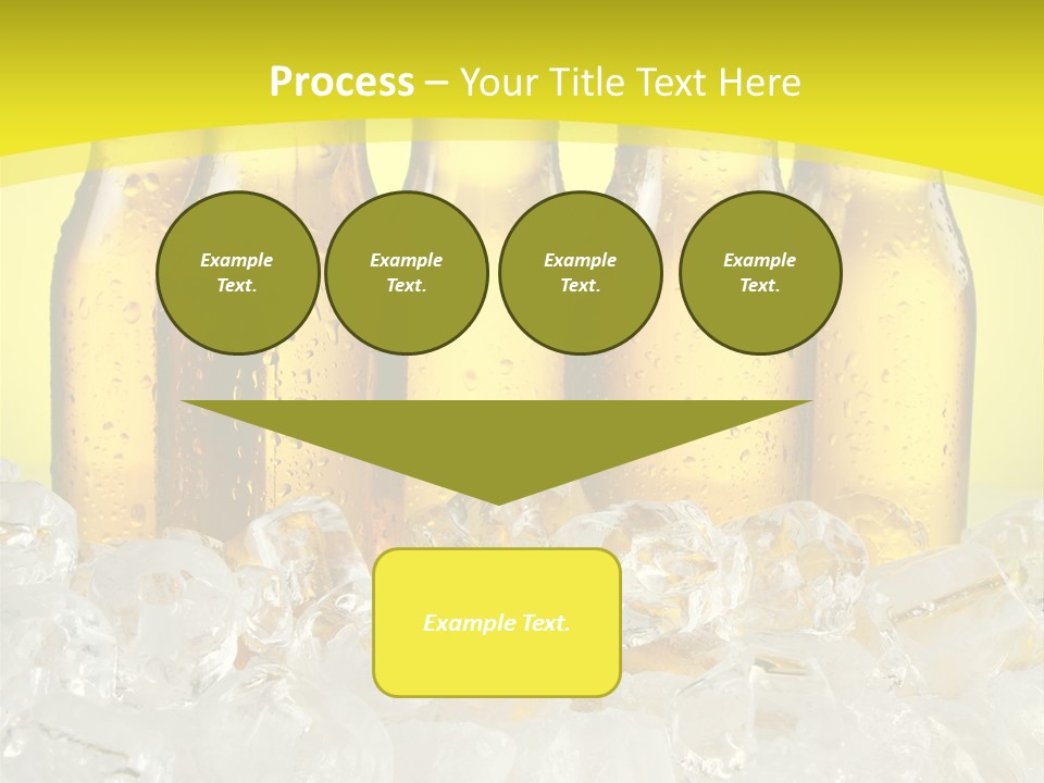 Glass Bottle Splash PowerPoint Template