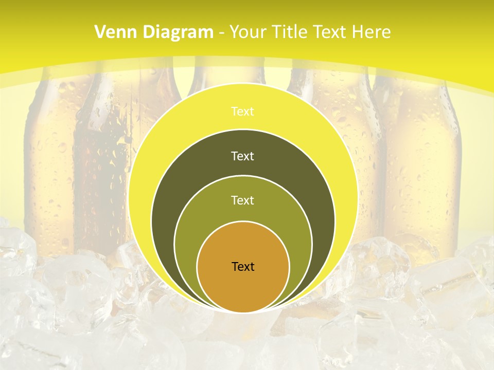 Glass Bottle Splash PowerPoint Template