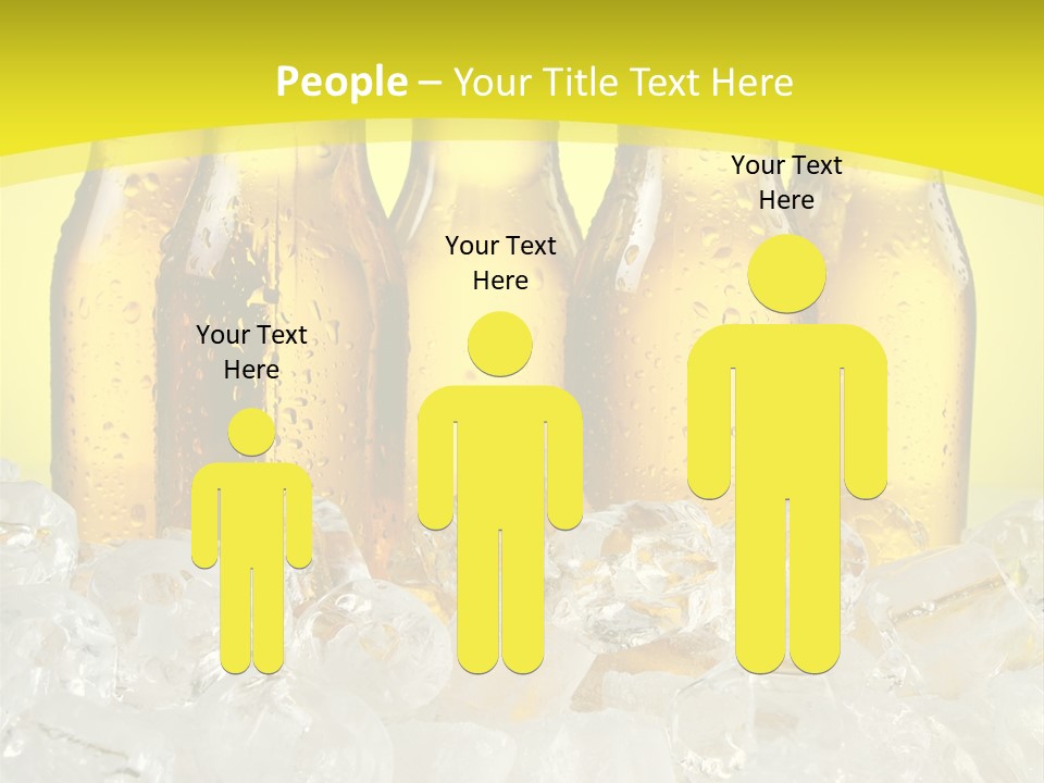 Glass Bottle Splash PowerPoint Template