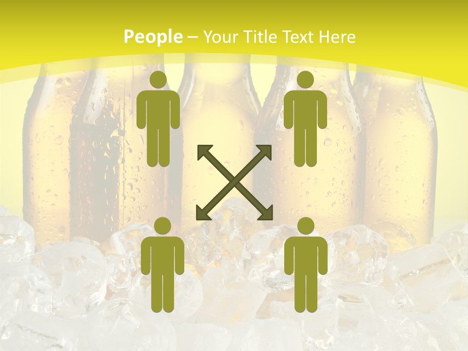 Glass Bottle Splash PowerPoint Template