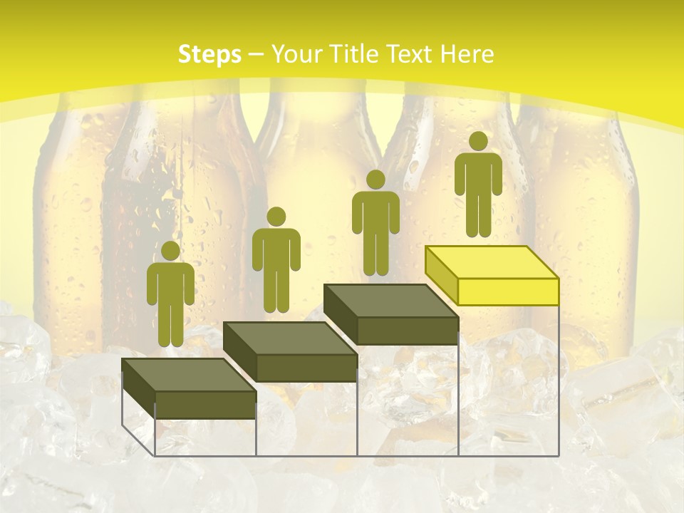 Glass Bottle Splash PowerPoint Template