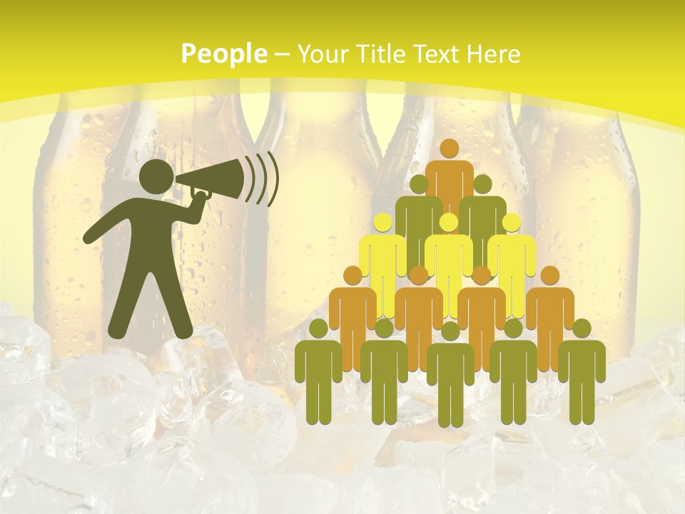 Glass Bottle Splash PowerPoint Template