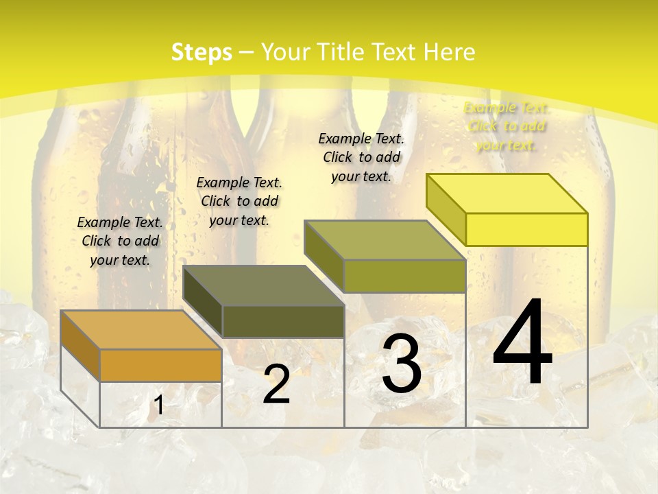 Glass Bottle Splash PowerPoint Template