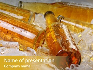 Ale Splash Condensation PowerPoint Template