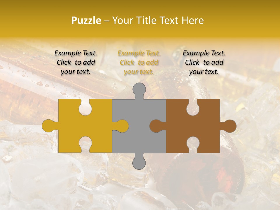 Ale Splash Condensation PowerPoint Template