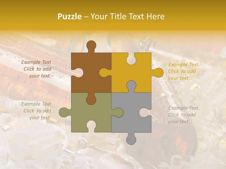 Ale Splash Condensation PowerPoint Template