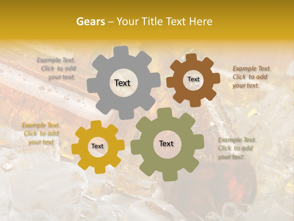 Ale Splash Condensation PowerPoint Template