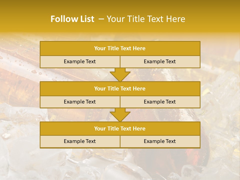 Ale Splash Condensation PowerPoint Template