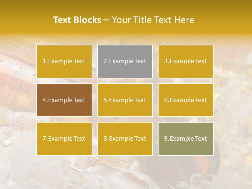 Ale Splash Condensation PowerPoint Template