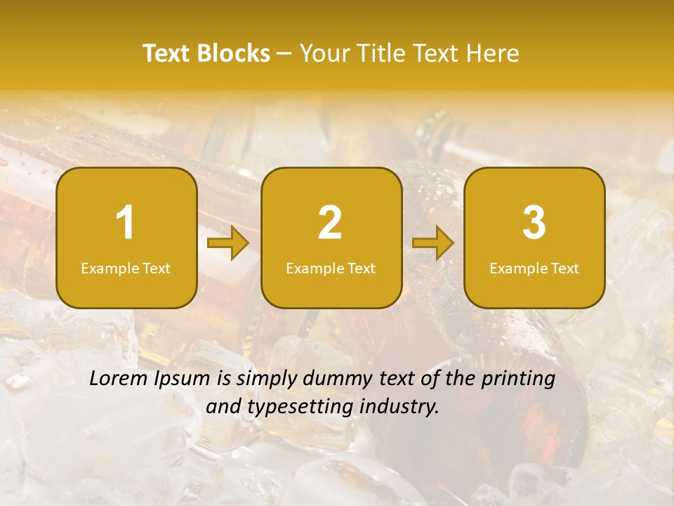 Ale Splash Condensation PowerPoint Template