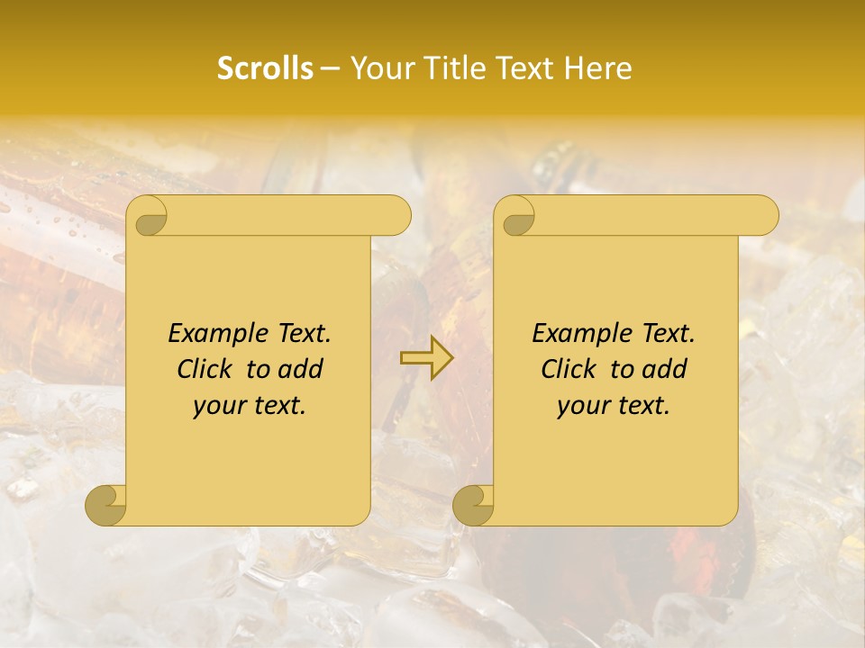 Ale Splash Condensation PowerPoint Template