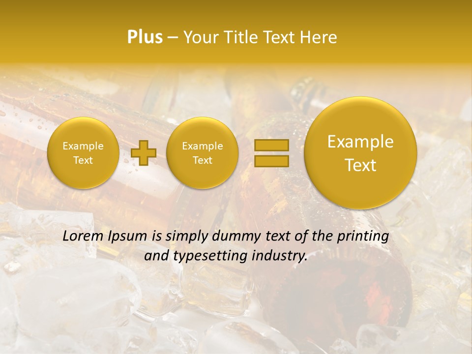 Ale Splash Condensation PowerPoint Template
