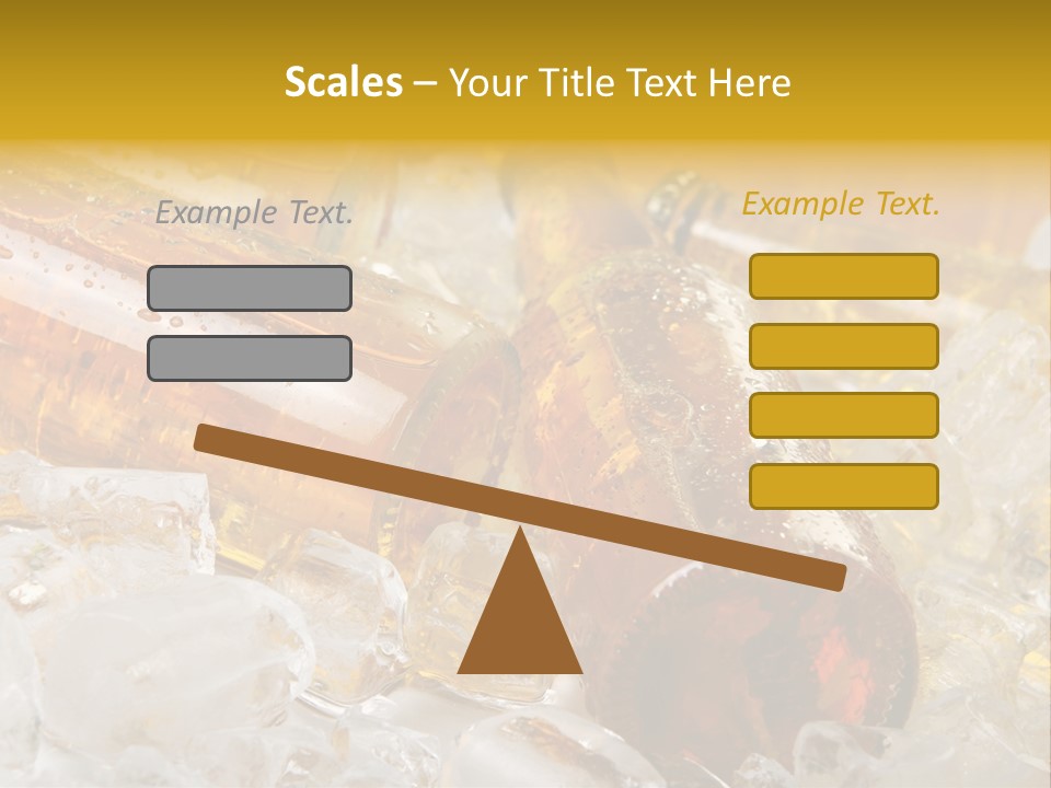 Ale Splash Condensation PowerPoint Template