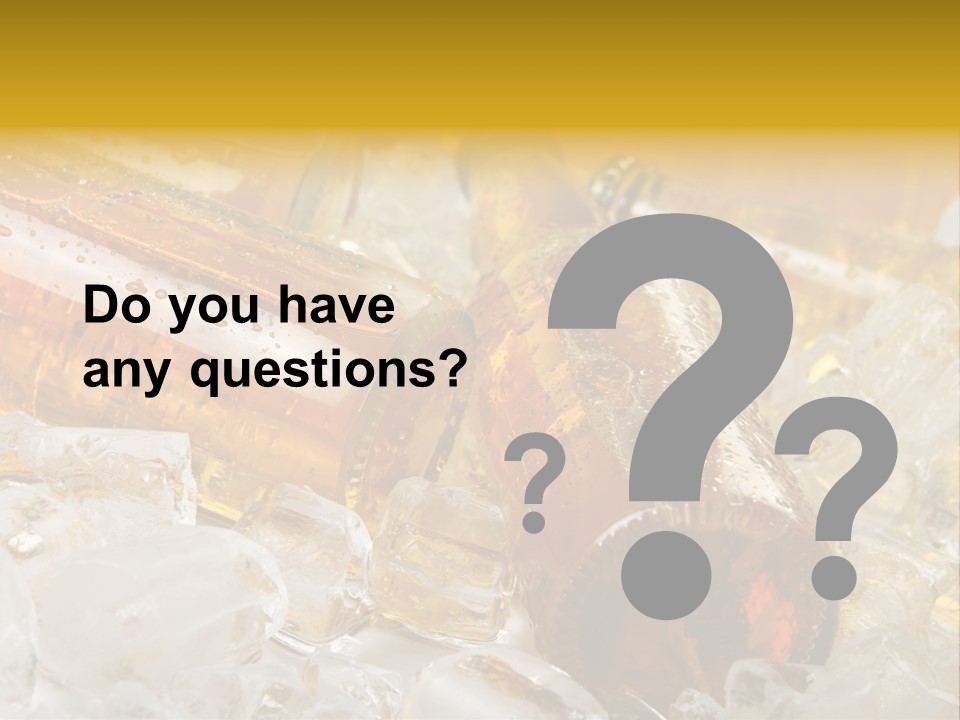 Ale Splash Condensation PowerPoint Template