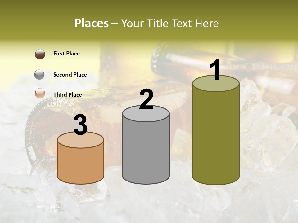 White Party Cocktail PowerPoint Template