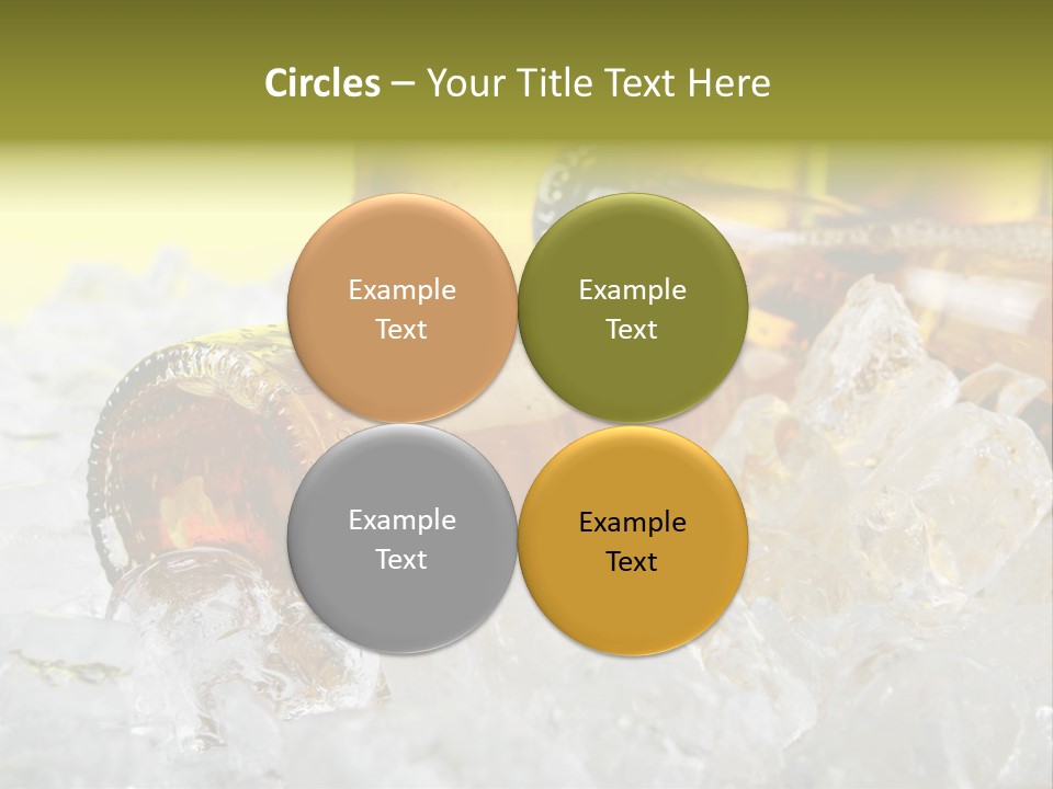 White Party Cocktail PowerPoint Template