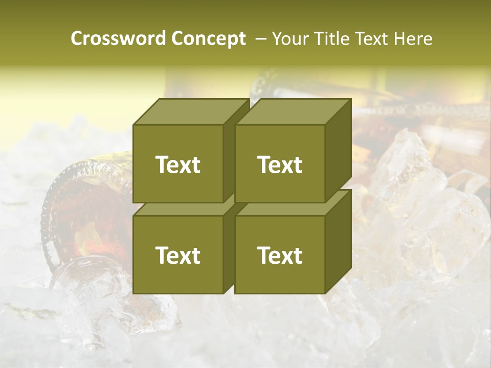 White Party Cocktail PowerPoint Template