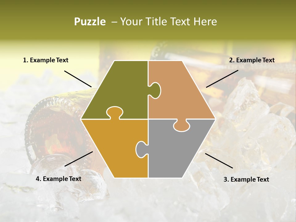 White Party Cocktail PowerPoint Template