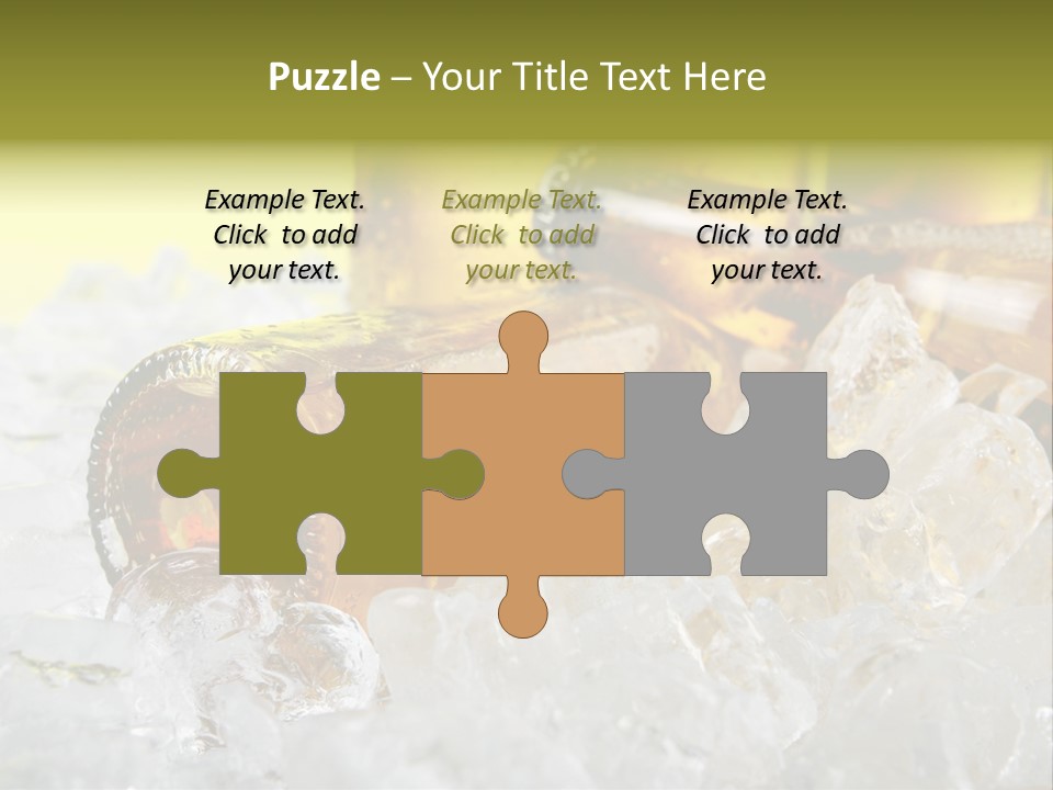 White Party Cocktail PowerPoint Template