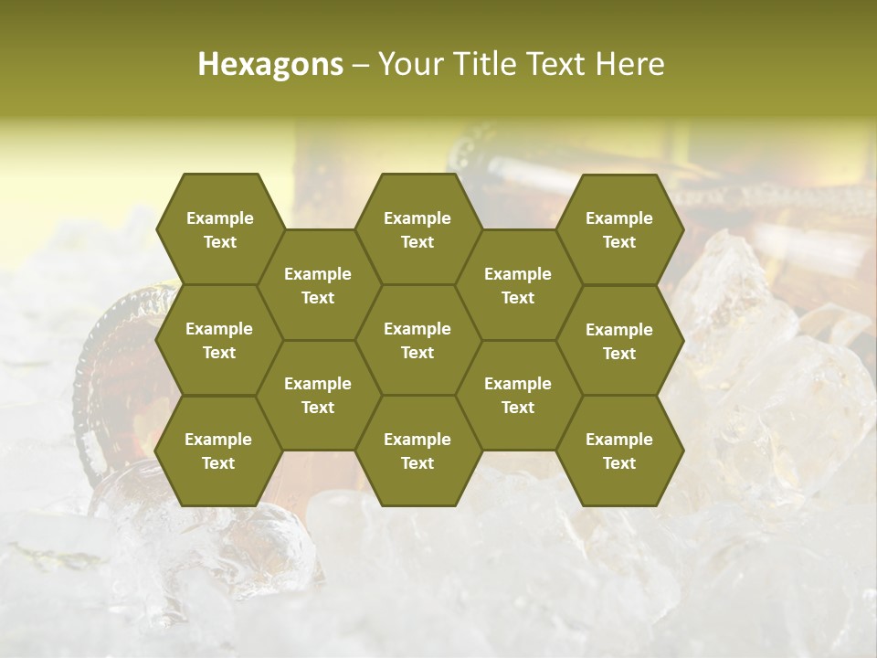 White Party Cocktail PowerPoint Template