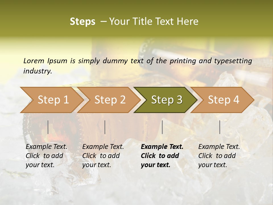 White Party Cocktail PowerPoint Template